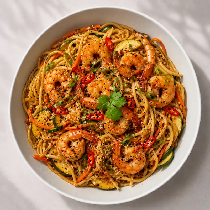 Shrimp Linguine